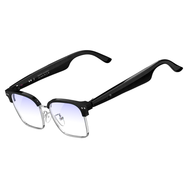 Lunettes intelligentes Bluetooth W100D AI pour les projets de traduction OEM/ODM