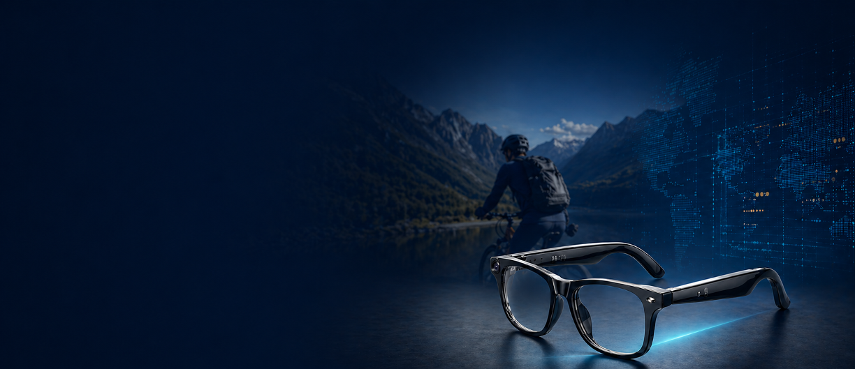 AI camera smart glasses for industrial inspection outdoor cycling and data integration use cases