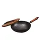 Professionalbest Carbon Steel Cookware Hot Sale Cast Iron Chinese Wok Pan with Wooden Handle Sustainable 3