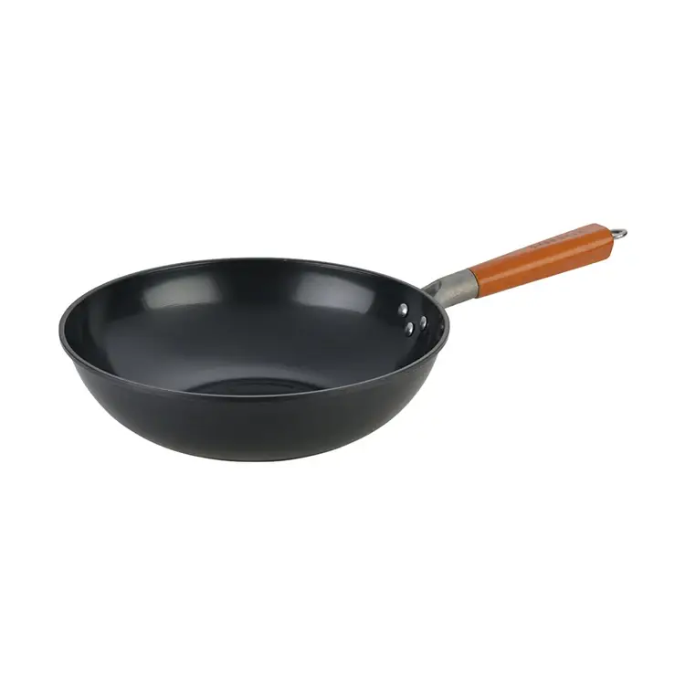 Carbon Cookware General Use for Gas and Induction Cooker 20/22/24/32cmfactory Price 6