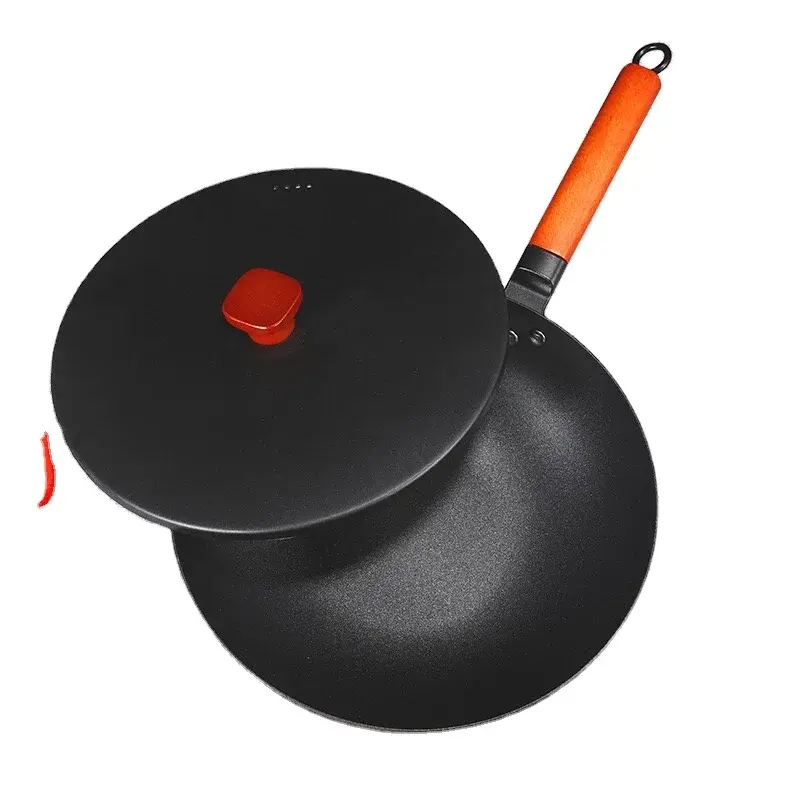 Cast Iron Pots and Pans Carbon Steel - - Qianzan 5