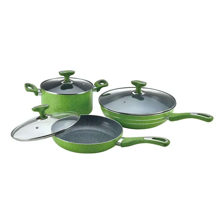 Professional Cast Iron Cooking Pot Set 6