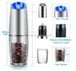 Qianzan Gravity Electric Salt and Pepper Grinder Set Printing/laser/embossedwholesale 5