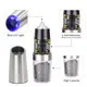 Qianzan Gravity Electric Salt and Pepper Grinder Set Printing/laser/embossedwholesale 4