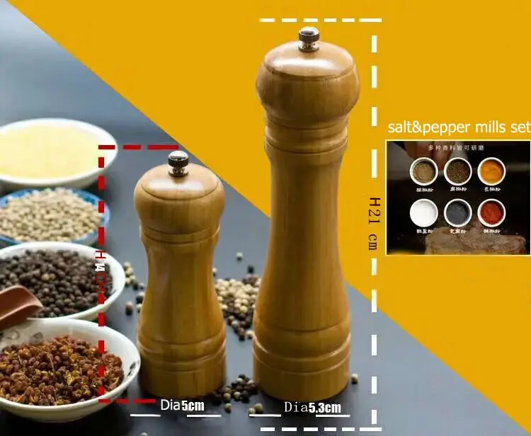 Kitchen Utensil Manufacturer Factory Salt & Pepper Mills 5