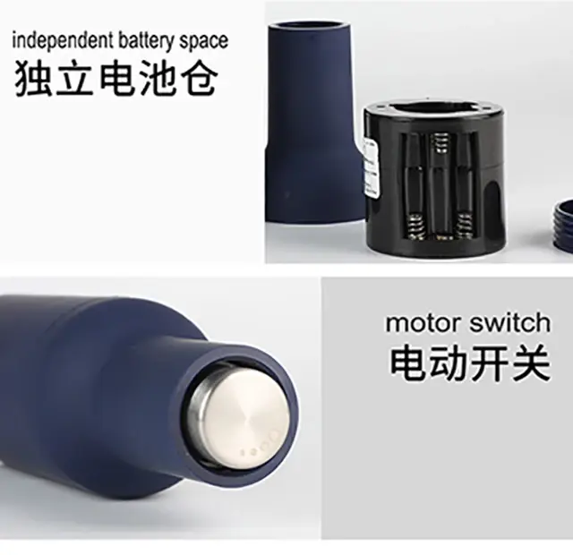 Automatic Salt Pepper Grinder 4.5*7*22.5cm by Qianzan 4