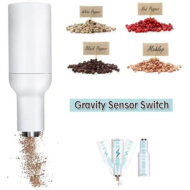 Automatic Salt Pepper Grinder 4.5*7*22.5cm by Qianzan 6
