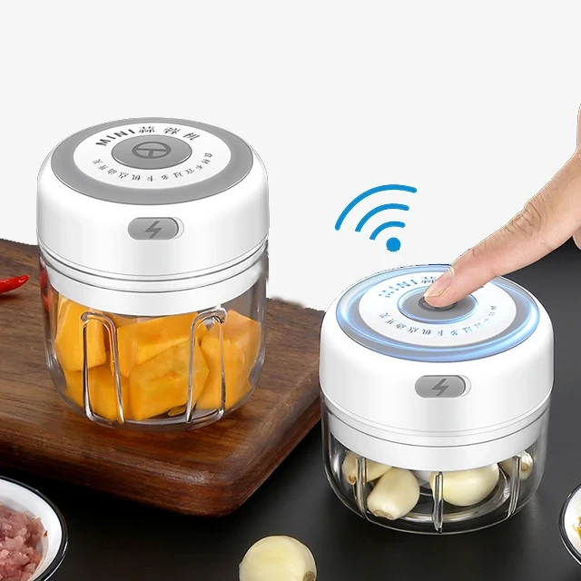 Handheld multifunktionale USB Mini drahtlose elektrische Fleisch Chill Ingwer Knoblauch Mühle Chopper Maschine 1