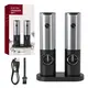 Customizedelectric Pepper Grinder Salt & Pepper Mills Stainless Natural Color 5