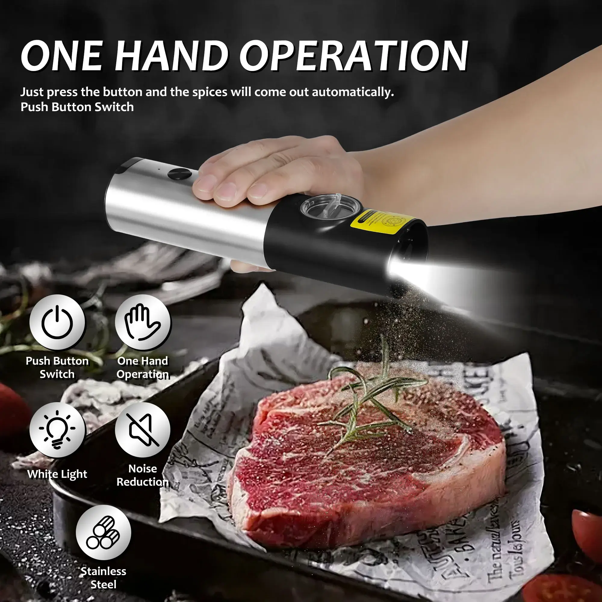 Best Salt and Pepper Grinders Salt/pepper/spice Grinder Printing/laserprice 7