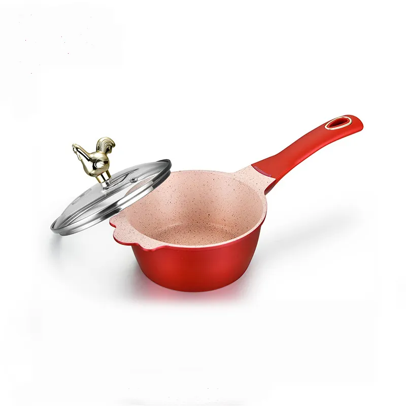 Aluminum Cooking Pans Red Or Customized Other Any Color Acceptable Customize Logo Such As Molding Logo Or Printing Logo Etcfactory 5