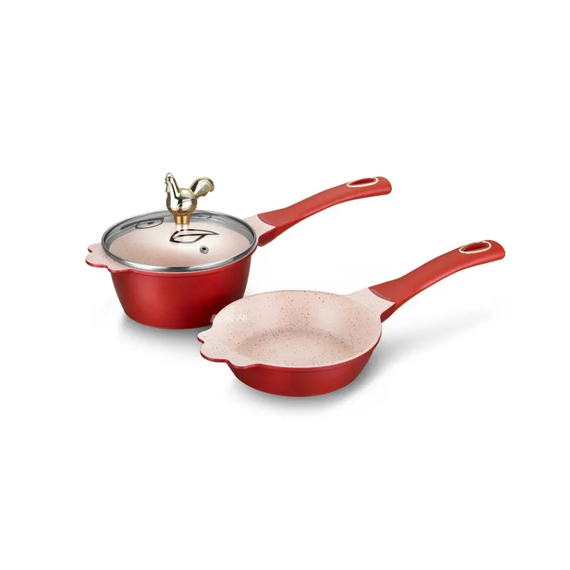 Aluminum Cooking Pans Red Or Customized Other Any Color Acceptable Customize Logo Such As Molding Logo Or Printing Logo Etcfactory 6