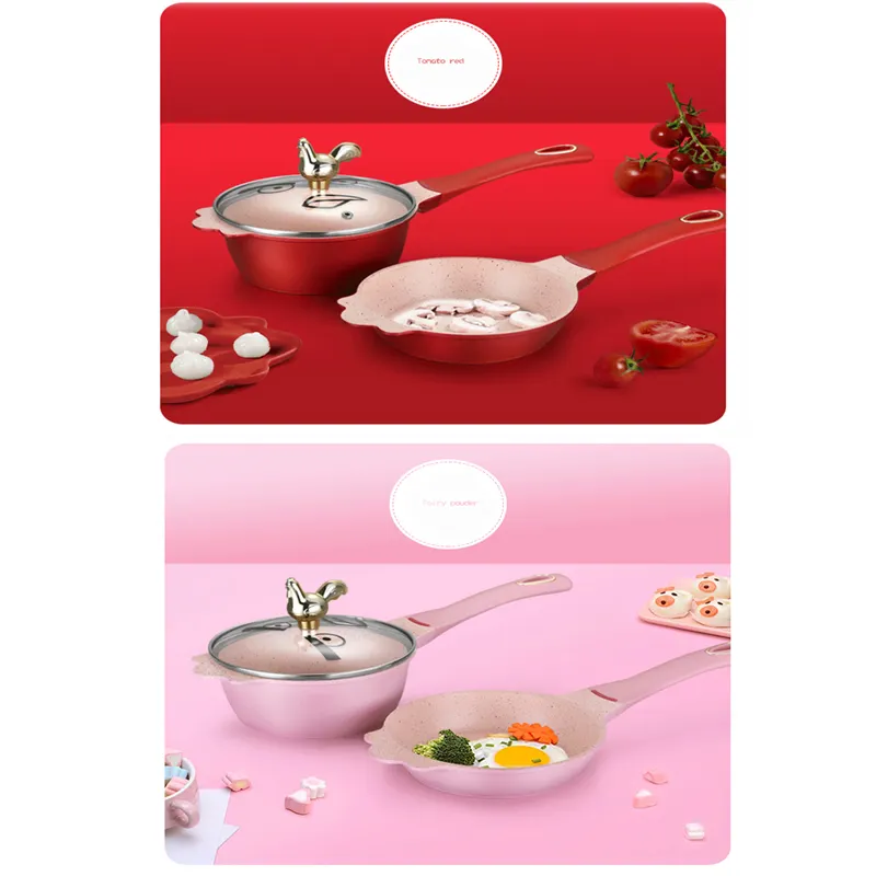 Aluminum Cooking Pans Red Or Customized Other Any Color Acceptable Customize Logo Such As Molding Logo Or Printing Logo Etcfactory 7