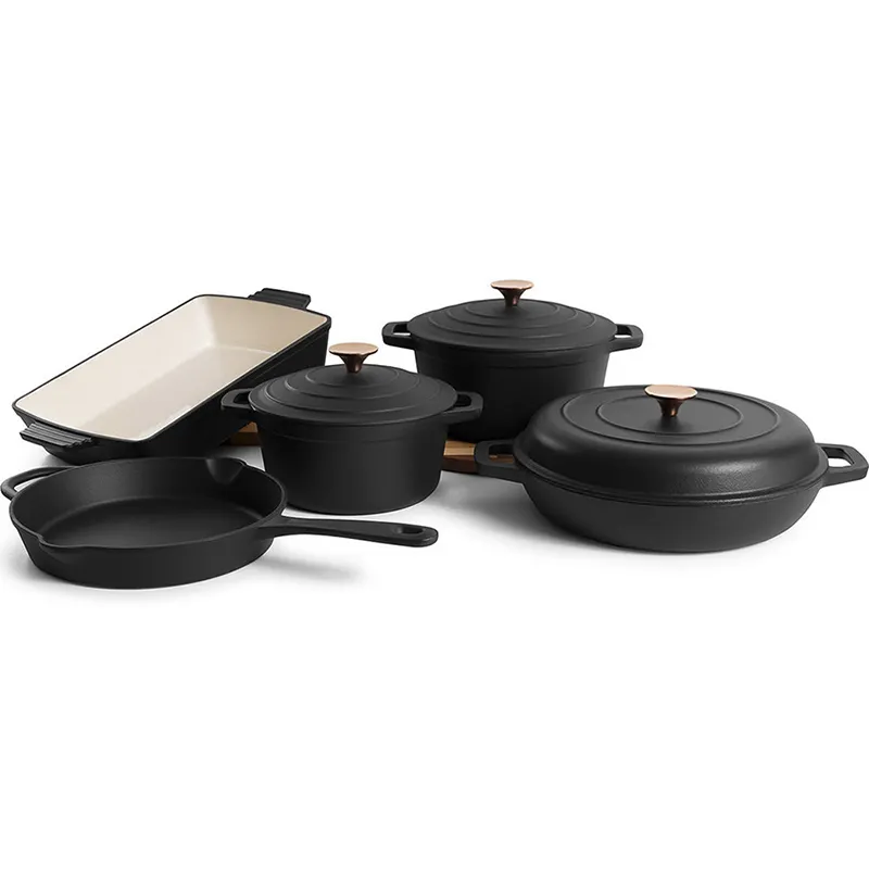 Bulk Cast Iron Pots and Pans Set Price 2