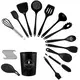Best Silicone Utensils Food Grade Silicone+PPwholesale 6