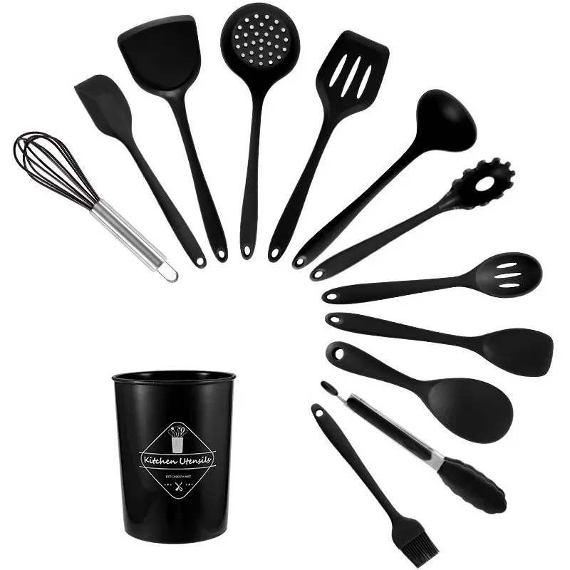 Best Silicone Utensils Food Grade Silicone+PPwholesale 7