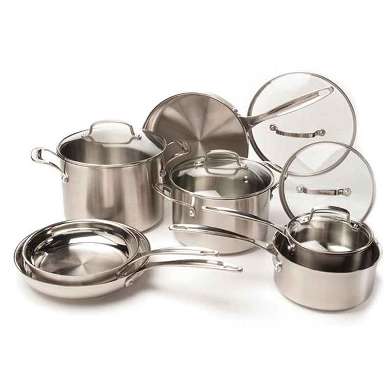 Best 3 Ply stainless steel cookware 304SS Non-stick Pot and Sauce Pan For Kithchen 1