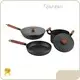 Cast Iron Pot Pan Set Glass Upright Cover - - Qianzan 1