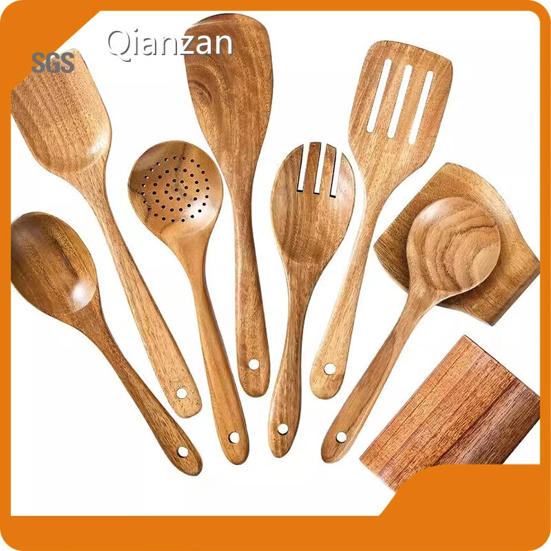 Custom Madewooden Utensils Kitchen 1pc/oppbag 1000sets 1