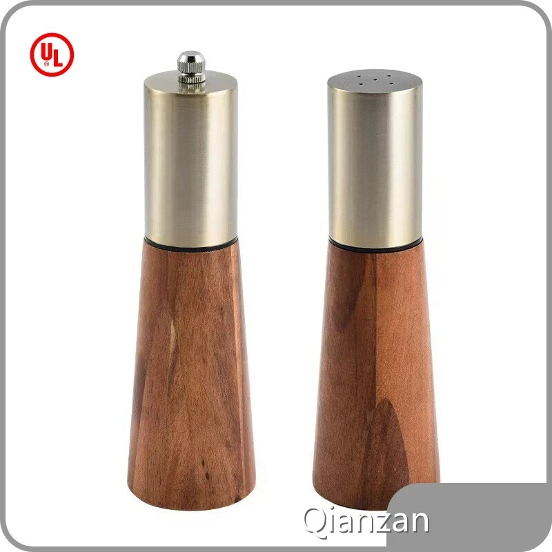 Manual Pepper Grinder Factory Price Wood+stainless Steel 1