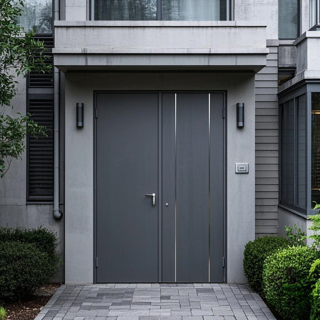 China Manufacturer Main Entrance Anti-theft Security Door 1