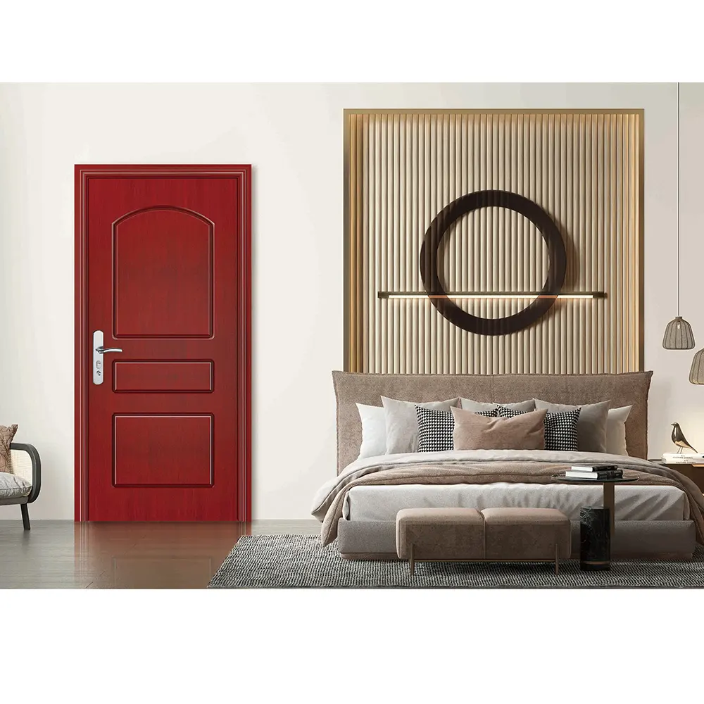 Hot Sale Doors Interior Solid Wood Bulk Production 2