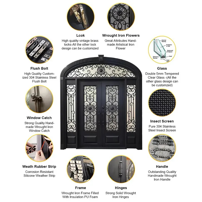 Good Selling Iron Garden Gate with Good Price for Sale 4