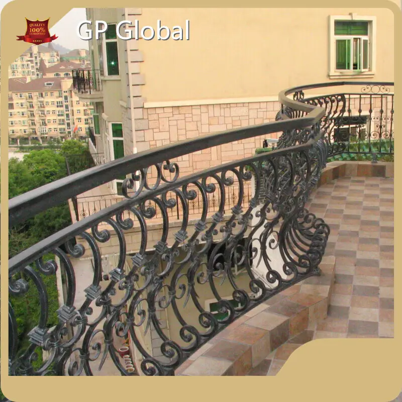 GP Global Custom Wrought Iron Railing with Good Price 1