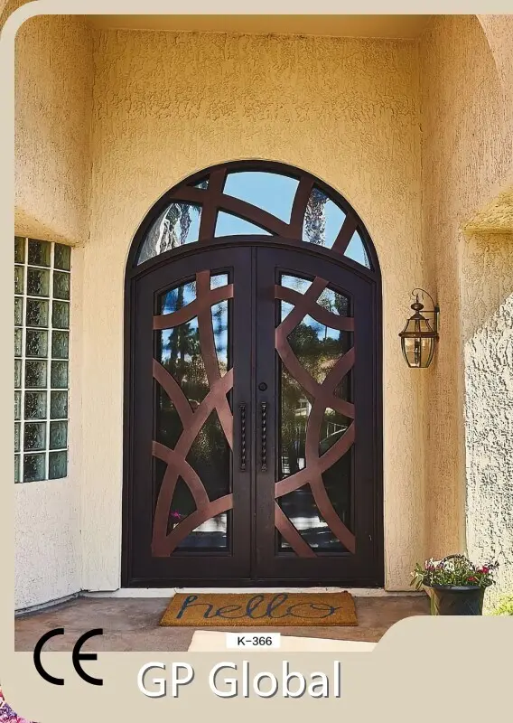 GP Global Outdoor Wrought Iron Gates Factory Direct Supply 1