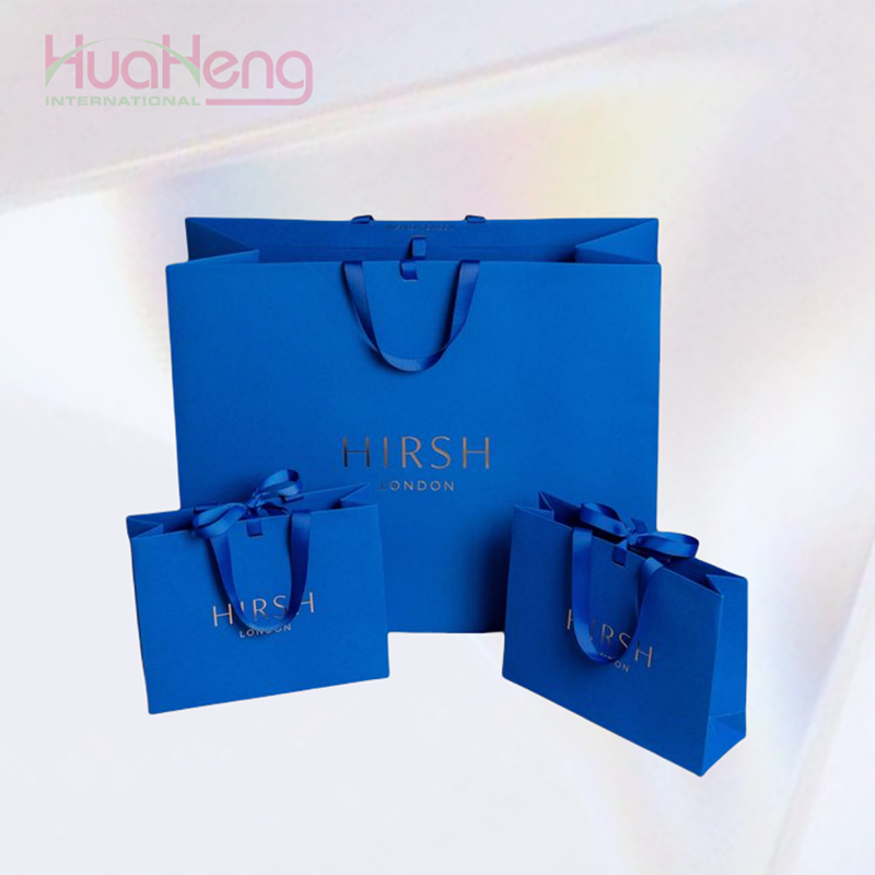 Hua Heng Subtle Brown Shopping Bag - Discreet Elegance for Luxury Timepiece Packaging 4