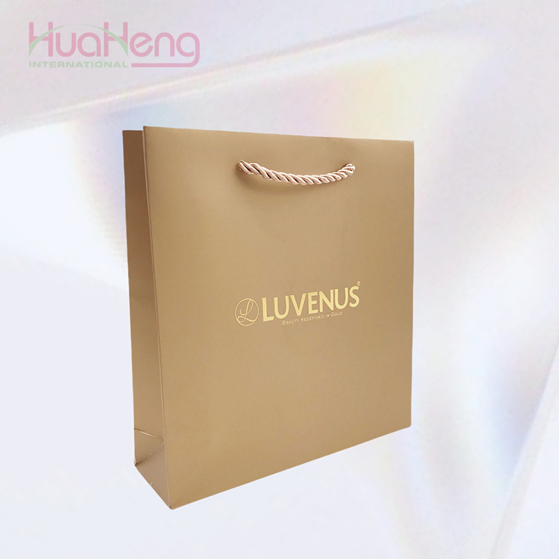 Hua Heng Eco-Friendly Perfume Paper Bag with Perforated Handle - Biodegradable and Stylish Packaging 2