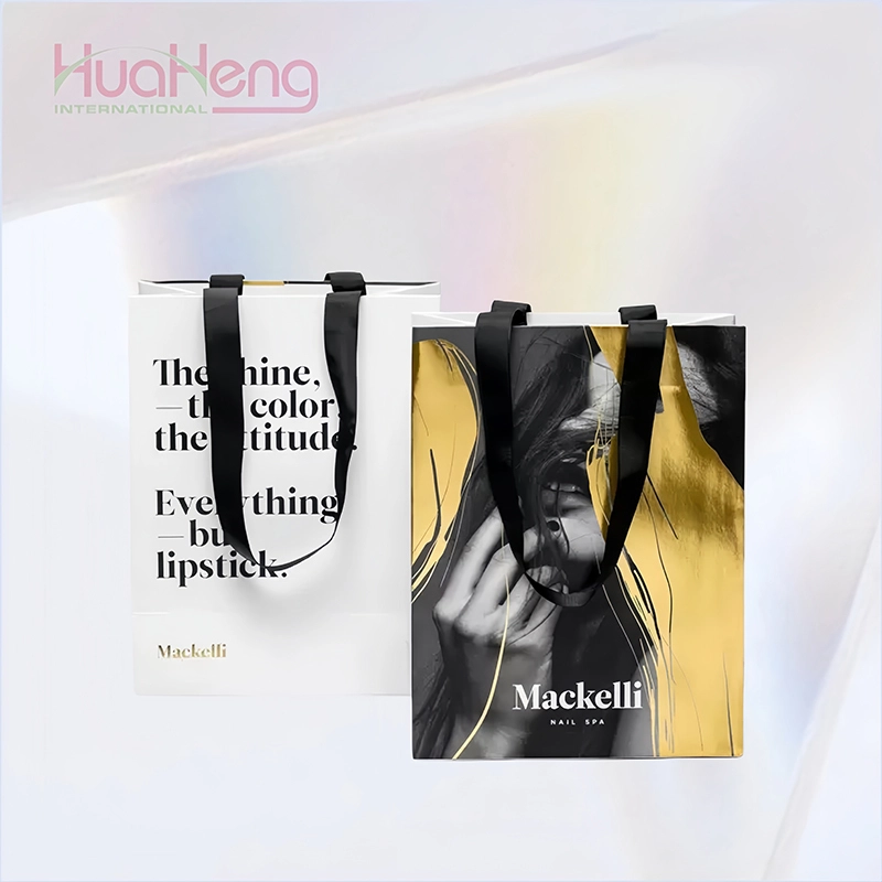 Hua Heng Instagram-Inspired Cotton Paper Bag with Luxurious Foil Stamping 1