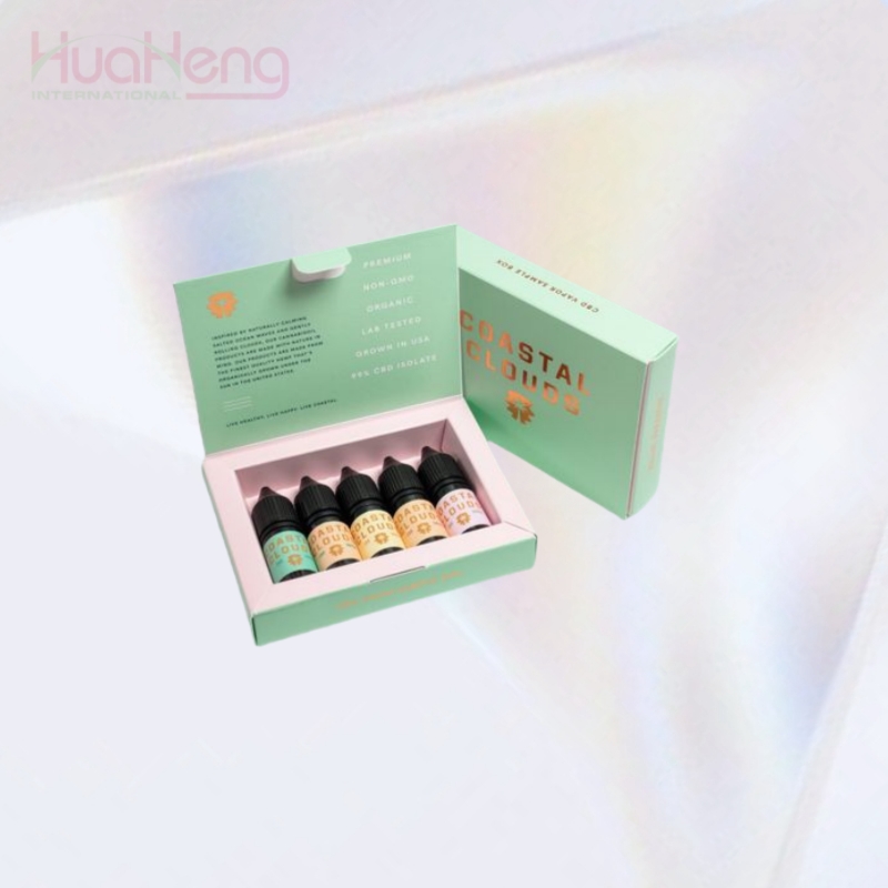 Caja de tarjetas con juego de cosméticos con tapa abatible de Hua Heng: una presentación refinada de productos básicos de belleza.1722250371206134 3