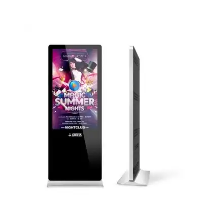 شاشة LCD كشك تفاعلي قائم على الأرض 1
