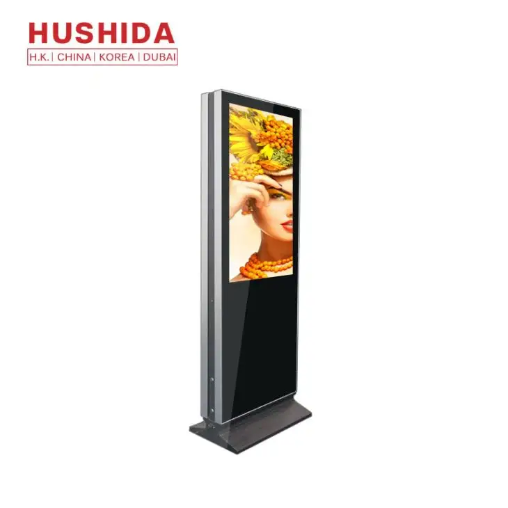 Reproductor de publicidad LCD para exteriores de pie 1
