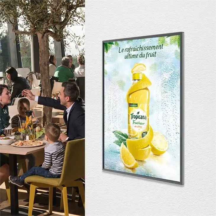 Tableros de menú de señalización digital para restaurantes 1