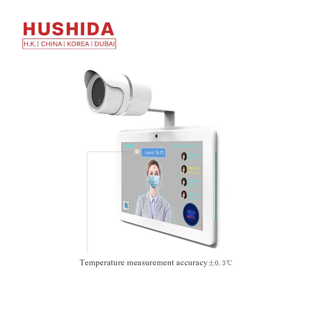 Infrared Temperature Face Recognition Thermometer 10.1 Android Rk3288 Quad Core 1