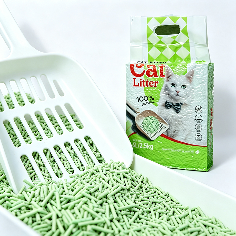 Té verde gato camada a granel