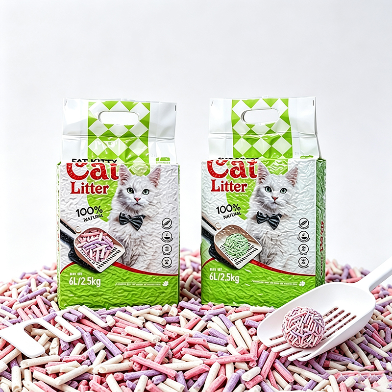 Arena para gatos de tofu a granel