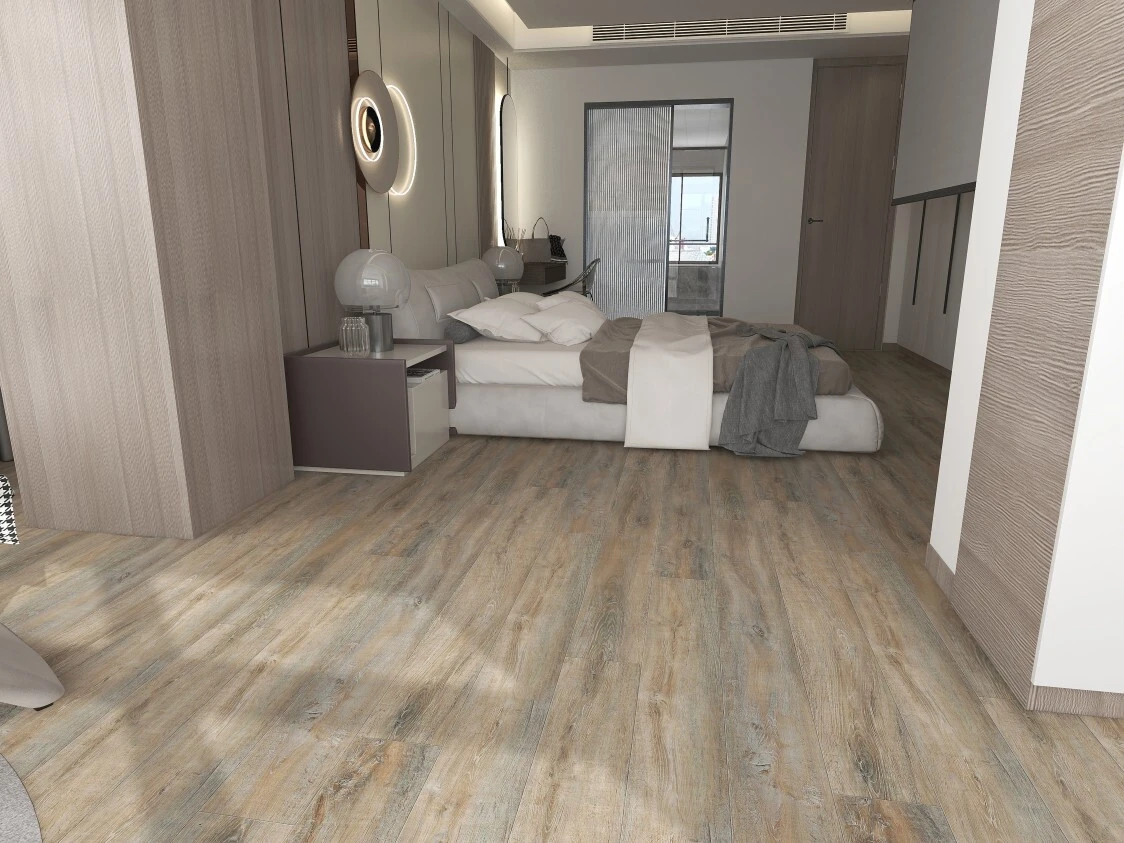 SPC flooring Ocara Oak - EIR embossing technology waterproof vinyl 1