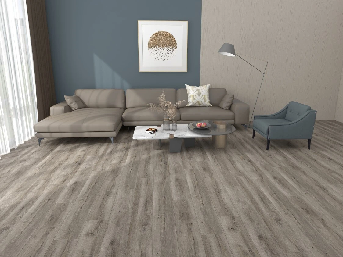 Waterproof SPC vinyl floor McCall Oak flexible Flooring 1