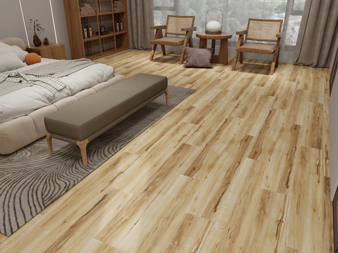 Rigid SPC Vinyl Flooring Leatherwood (EN 909) 1