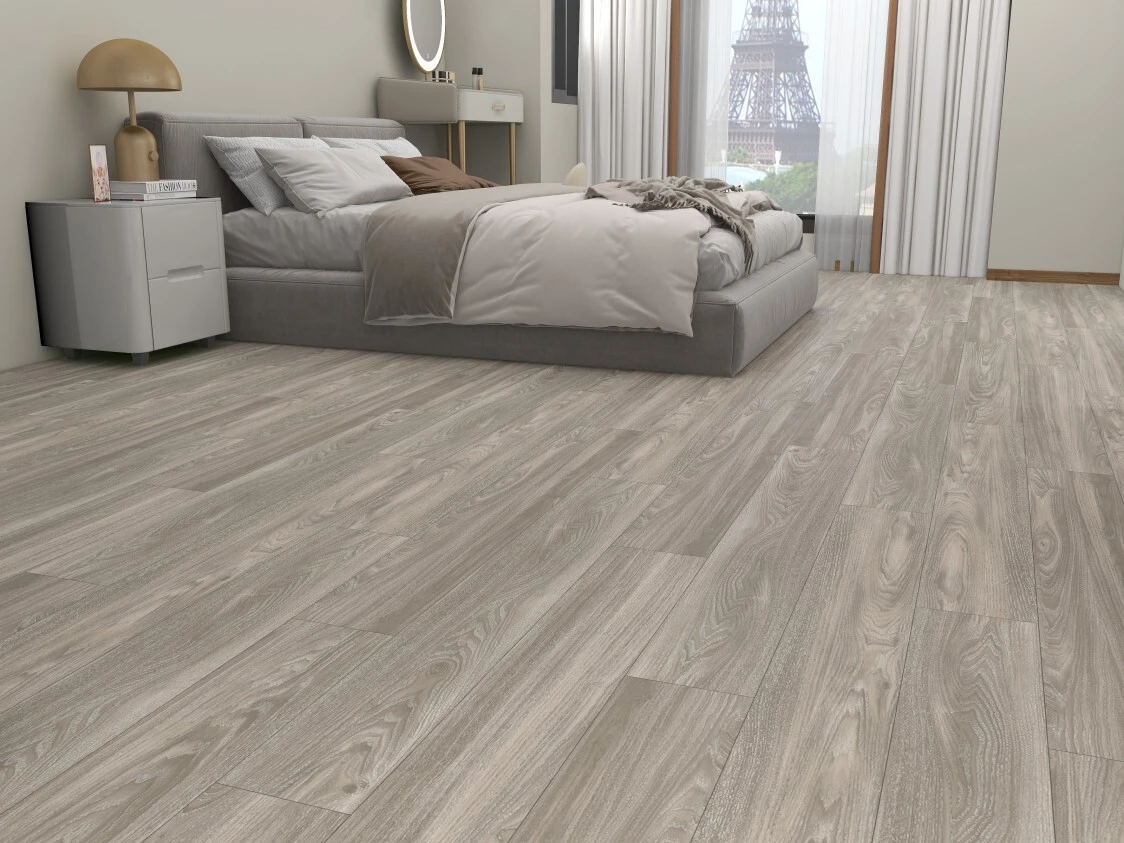 High-Quality Wood Veneer SPC Flooring Camo Grey (EN 903) 1
