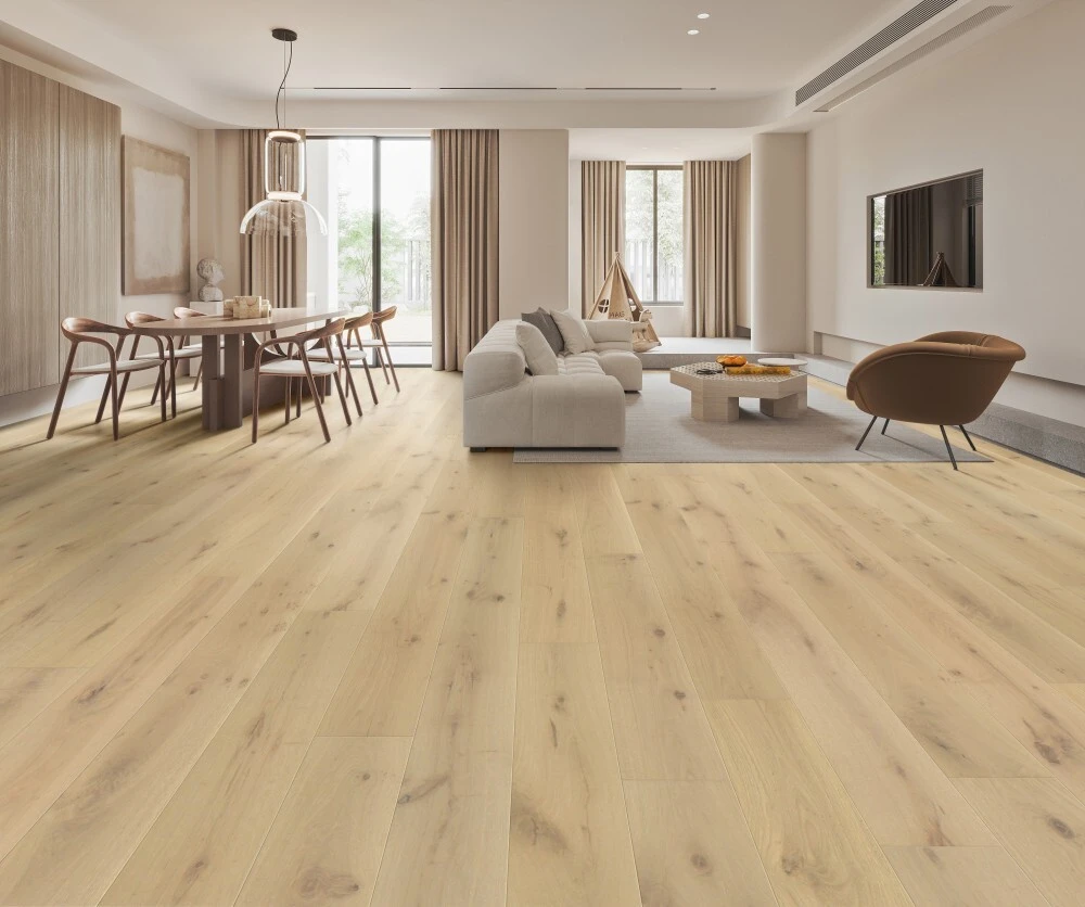 Naked Light Wood Engineered Flooring 1