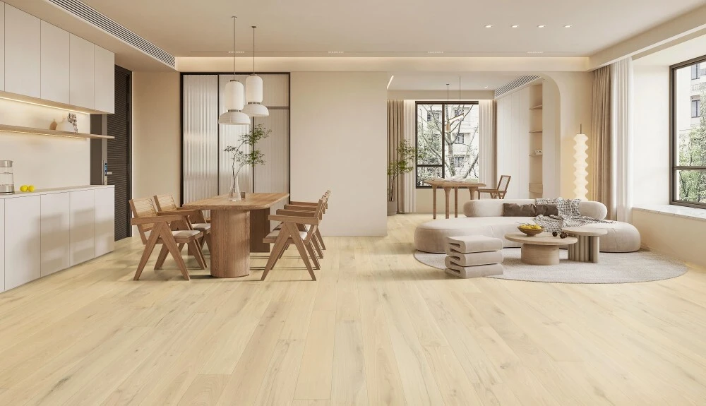 Parma Soft Light Beige Engineered Hardwood Flooring 1
