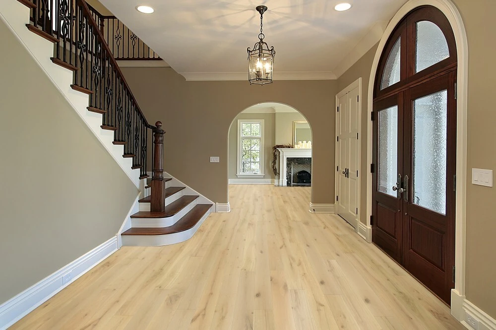 Pearle Gentle Light Beige Engineered Hardwood Flooring 1