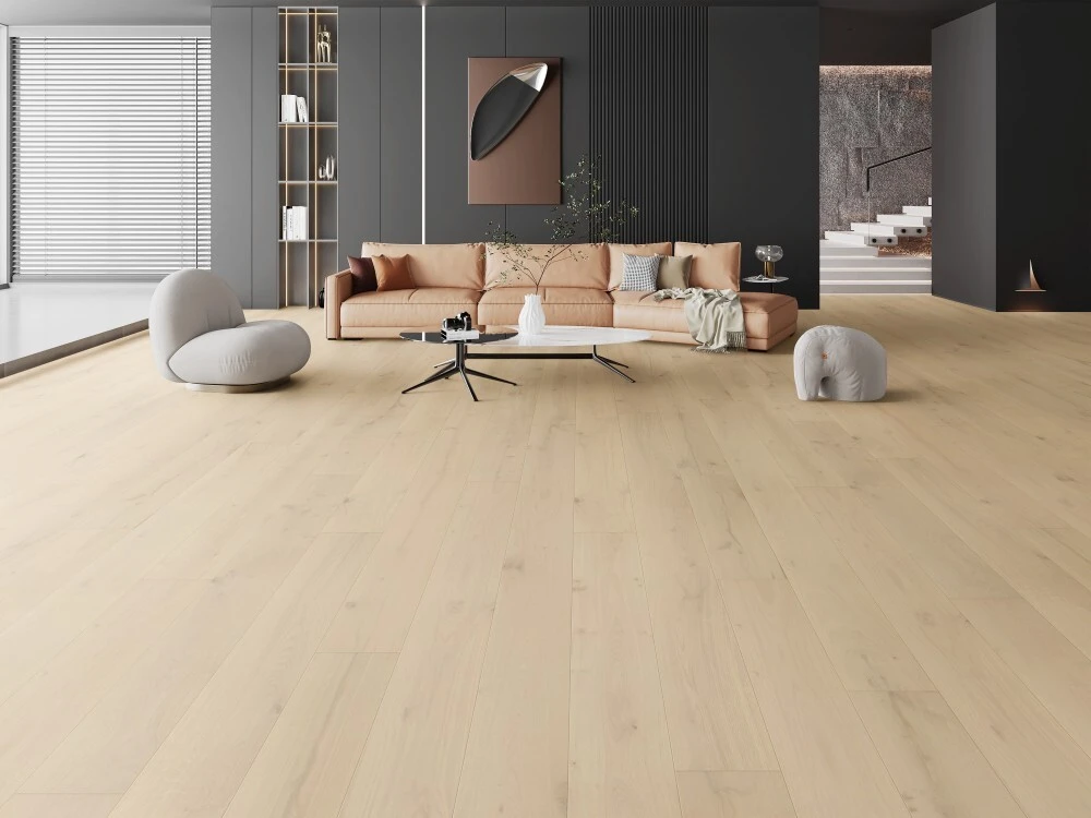 Engineered Hardwood Flooring - Shell beach Coastal Light Beige 1