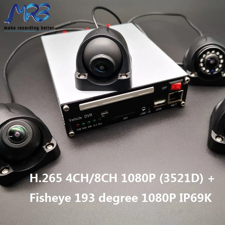 تسليط الضوء على 8ch H.265 1080P نظام إدارة الأسطول SSD 4G واي فاي نظام تحديد المواقع RJ45 حل إدارة أسطول المركبات 1