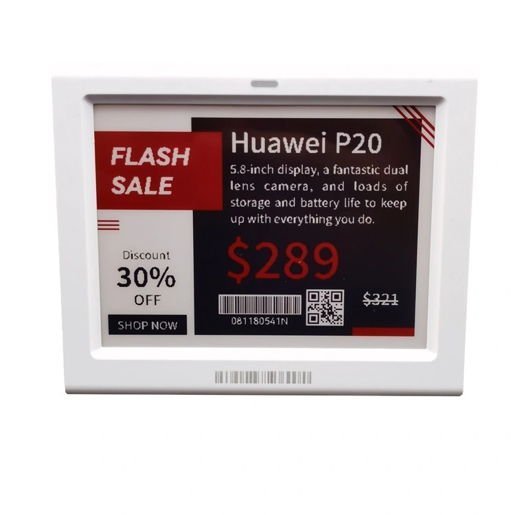 قم بتسليط الضوء على ملصقات حافة الرف الرقمية مقاس 4.2 بوصة لمتاجر البيع بالتجزئة 1