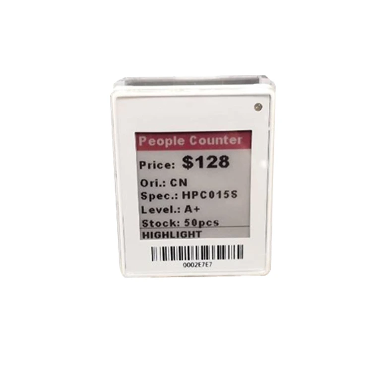 Highlight 1.54 inch supermarket display shelf labels electronic price tag 1